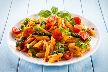 Sticker - Pasta with meat, tomato sauce and vegetables 