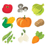 Fototapeta Kuchnia - Fresh Vegetables