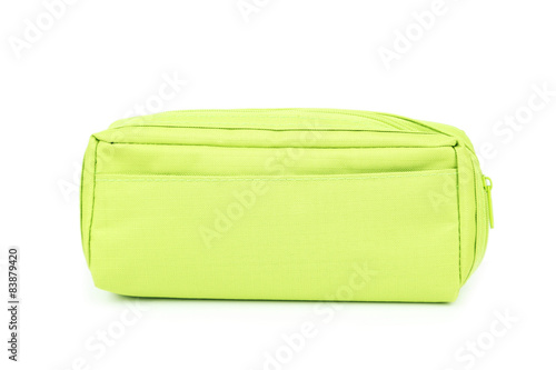 Fotomural A pencil case isolated on white