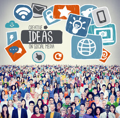 Sticker - Ideas Innovation Creativity Knowledge Inspiration Vision Concept