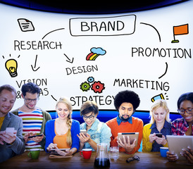 Canvas Print - Brand Branding Marketing Product Copyright Concept
