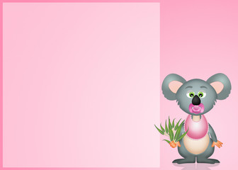 Wall Mural - baby koala