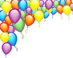 Wall Mural - Colorful Balloon Background