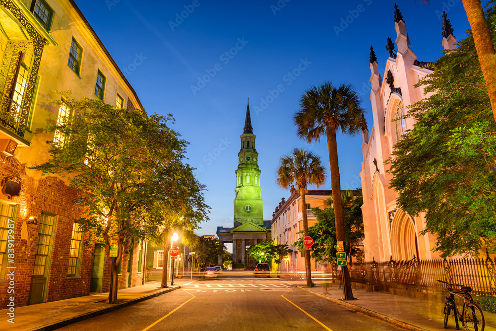 Charleston, South Carolina, USA On Church Street Wall Mural | Wallpaper