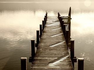 Wall Mural - wooden jetty (208)