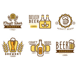 Wall Mural - Design Elements for Beer House