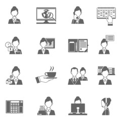 Wall Mural - Personal Assistant Icons