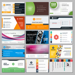 Poster - Set of Modern Creative Business Card Templates
