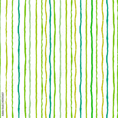 Naklejka dekoracyjna Watercolor stripes strokes seamless pattern,