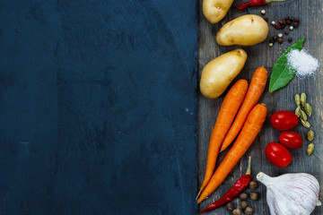 Wall Mural - Healthy food from garden.