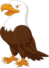 Sticker - Cartoon eagle posing