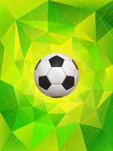 Brazil Soccer Ball Background