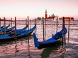 © Arndale - Gondolas in Venice lagoon at sunset, Venice, Italy