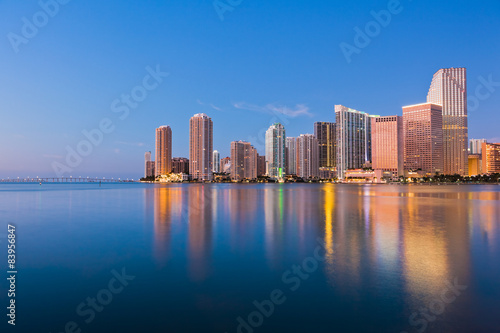 Plakat Miami Skyline