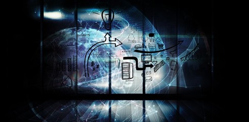 Fototapete - Composite image of brainstorm graphic