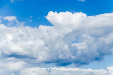 Wall Mural - blue sky clouds.