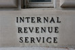 IRS Headquarters Sign