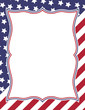American themed frame design