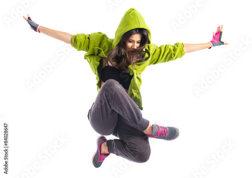 Dekoracja na wymiar  nastolatka-skacze-w-stylu-tanca-ulicznego