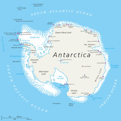 antarctica political map