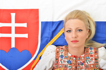 Slovakian national folk costume