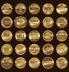 Premium, quality retro vintage labels collection