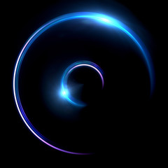 Wall Mural - half ring double flares