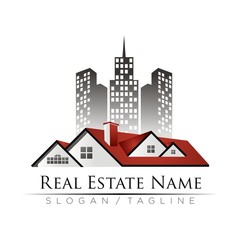 Wall Mural - Property Real Estate logo icon vector