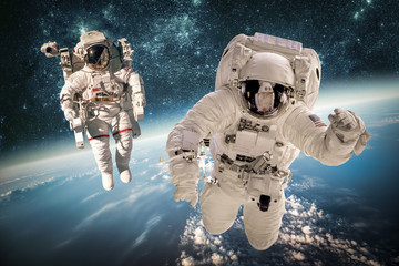 Wall Mural - astronaut in outer space