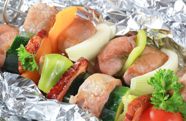 Sticker - Pork skewers