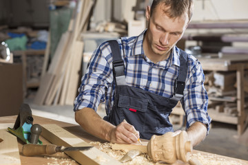 Carpenter at work