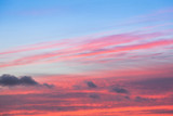 Fototapeta Na sufit - Colorful red and blue sunset sky
