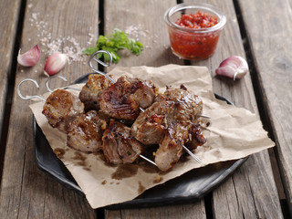 Wall Mural - Grilled meat (kebab)