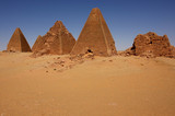 Piramidy w Jebel Barkal w Sudanie
