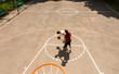 © kolotype - Couple Playing Basketball on Outdoor Court