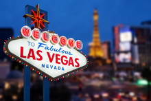 LAS VEGAS - MAY 12 : Welcome To Fabulous Las Vegas Neon Sign Wit