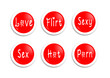 Sexy Buttons / Flirt, Love, Sex / Liebe