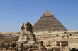 Die Pyramiden und Sphinx von Gizeh in Ägypten