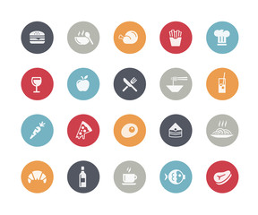 Wall Mural - Food Icon Set 1 of 2 // Classics Series