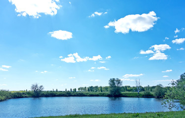 Canvas Print - beautiful lake