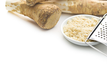 Wall Mural - grated horseradish root