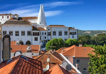 Fototapete - National Palace of Sintra, Portugal