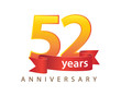 52 Years Anniversary Logo