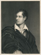Lord Byron. Engraving on steel, 1856.