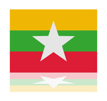 Reflection Flag Burma