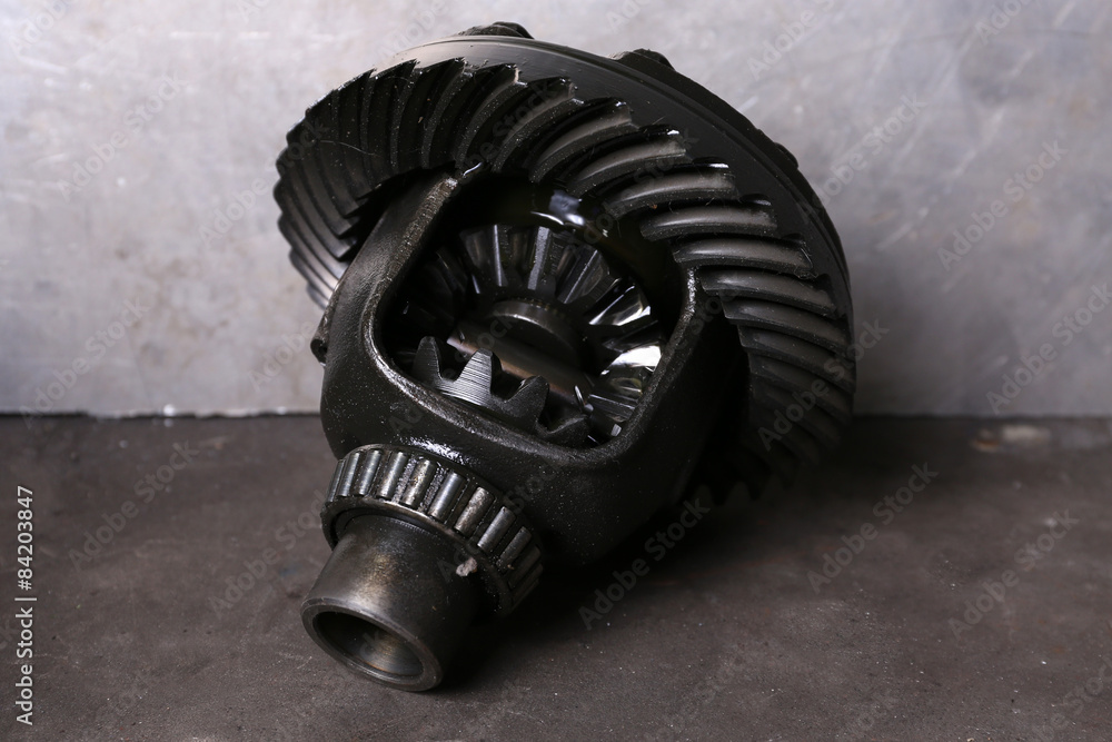 Inner part of car close up