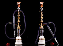 Collage Hookah On A Black Background
