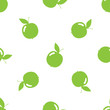 © siaminka - vector seamless pattern with green apples