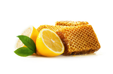 Wall Mural - Honeycomb with lemon