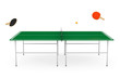Ping-pong tennis table with Paddles